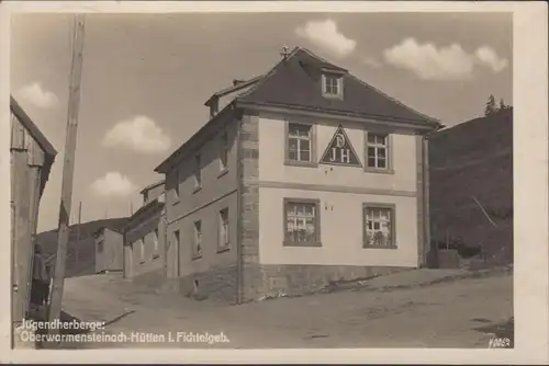 Oberwarmensteinach Jugendherberge, gelaufen 1934