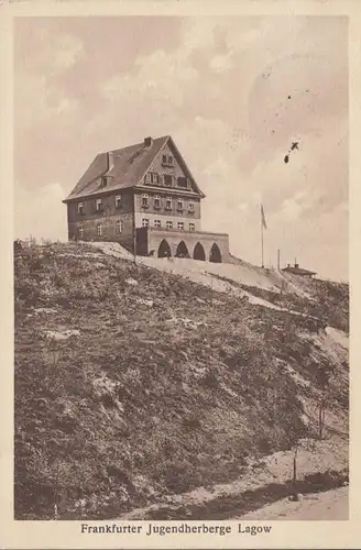 Lagow Frankfurter Jugendherberge, Neumark, gelaufen 1927