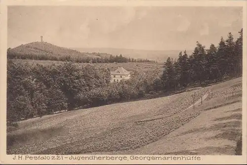 Georgsmarienhütte, Pestalozzi Jugendherberge, gelaufen 1928