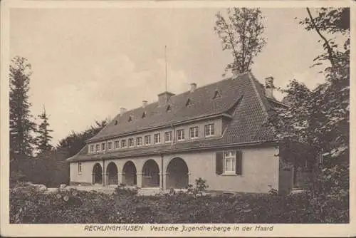 Recklinghausen, Vestische Jugendherberge, ungelaufen- datiert 1925