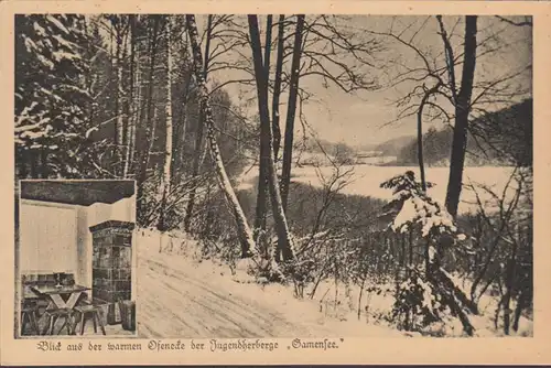 Lac profond, auberge de jeunesse Gamesee, incurvée