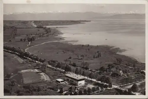 Friedrichshafen, Comte Zeppelin Auberge de Jeunesse, Gau Schweben, Photographie aérienne, courue en 1933