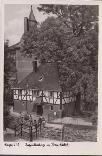 Siegen, auberge de jeunesse dans le château supérieur, incurvée