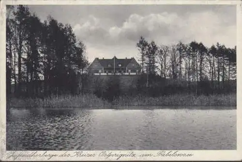 Zechlinerhütte, Jugendherberge am Prebelowsee, gelaufen 1934