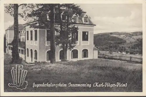 Innermanzing, Jugenderholungsheim, Karl Höger Heim, gelaufen 1948