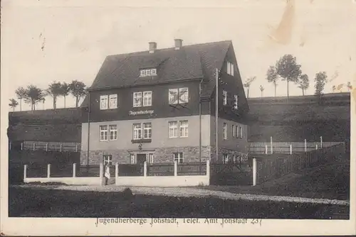 Jöhstadt, Jugendherberge, Bahnpost, gelaufen