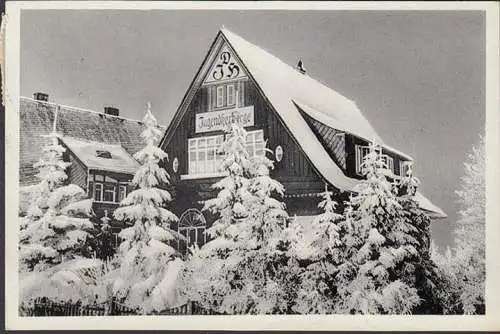 AK Oberhof, Jugendherberge, Eigenheim des Gaues Thüringen, gelaufen 1938