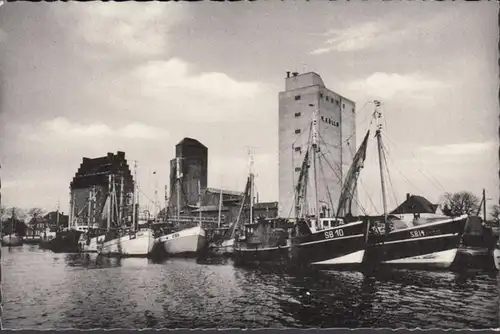 Fehmarn, Hafen Burgstaaken, ungelaufen- datiert 1963