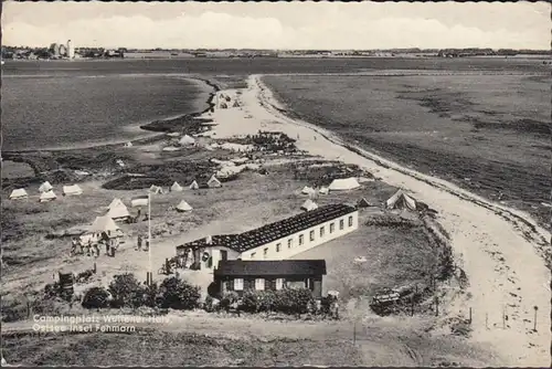 Fehmarn, Campingplatz Wultener Hals, gelaufen 1959