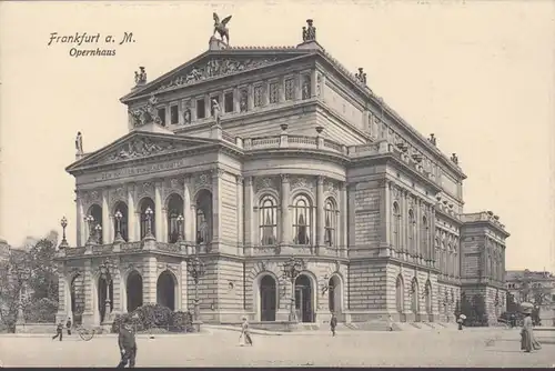 Frankfurt, Opernhaus, ungelaufen