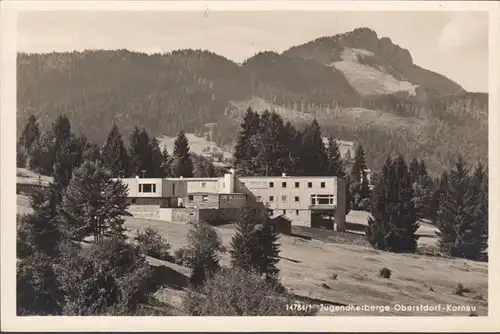 Oberstdorf Kornau, Jugendherberge, gelaufen 1958