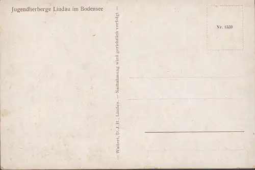 Lindau am Bodensee, Jugendherberge, ungelaufen