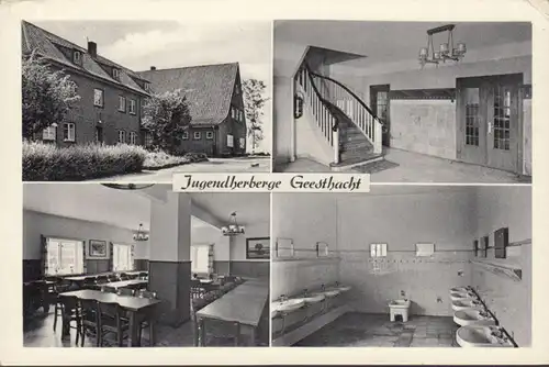 Geesthacht, Jugendherberge, gelaufen 1954