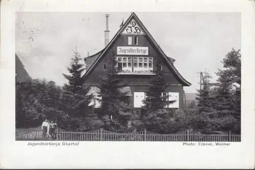 Oberhof, Jugendherberge, gelaufen 1937