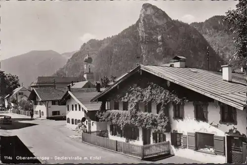 Oberammergau, Dedierstraße, gelaufen 1962