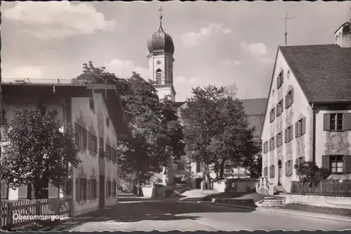 Oberammergau, Pfarrkirche, Kölblhaus, Forstamt, gelaufen 1962