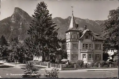 Oberammergau, Haus Edelweiß, gelaufen 1968