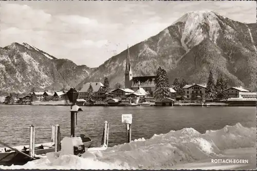Rottach-Egern im Winter, gelaufen 1966