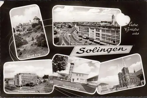 Solingen, Caisse d'épargne municipale, Au triangle, Gare centrale, Non-roulé
