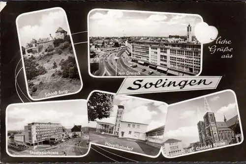 Solingen, Stadtsparkasse, Am Dreieck, Hauptbahnhof, ungelaufen