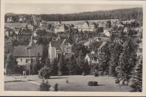 Oberhof, Stadtansicht, gelaufen