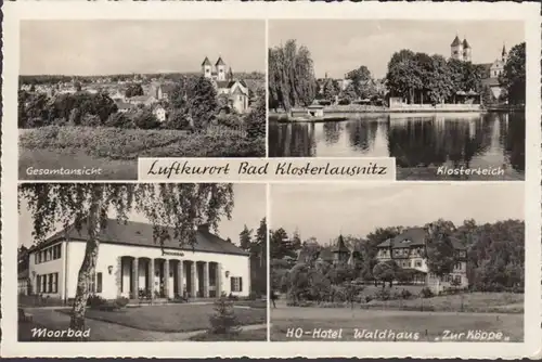 Bad Klosterlausnitz, Teich, Moorbad, Hotel Zur Köppe, gelaufen