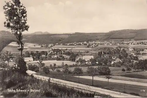 Bielatal, Stadtansicht, gelaufen 1962