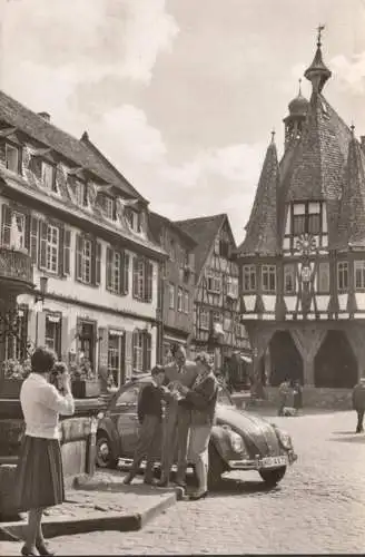 Bad Orb, Markt, Löwen Drogerie, Farben und Fotohaus, gelaufen 1965