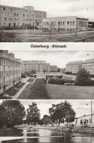 Osterburg, Ferienabendheim, Karl Liebknechtstraße, Piscine, couru 1986