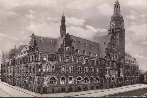 Remscheid, Rathaus, gelaufen 1956
