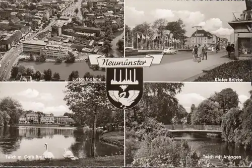 Neumünster, Aviation, étang, pont, café Bracker, couru 1960