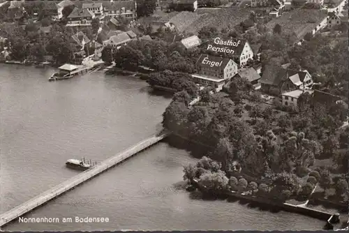 Nonnenhorn, Gasthof Engel, Fliegeraufnahme, gelaufen 1963