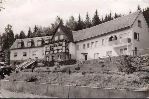 Breitenborn Lützel, house Hubertus, forest pension, gelaufen 1964