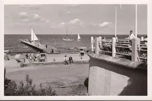 Timmendorferstrand, Blick von der Strandhalle, ungelaufen