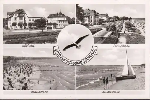 Scharbeutz, Kurhotel, Promenade, Strandleben, ungelaufen
