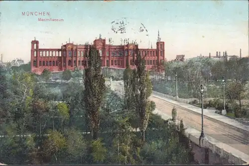 München, Maximilianeum, gelaufen 1910