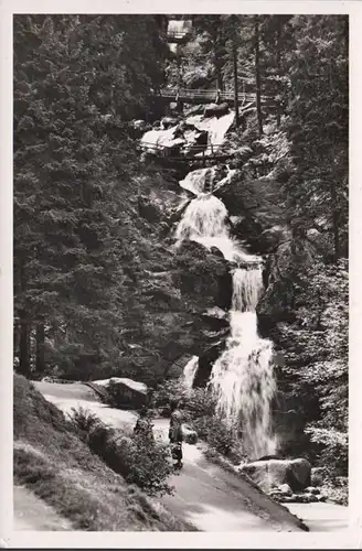 Triberger Wasserfälle, gelaufen 1954
