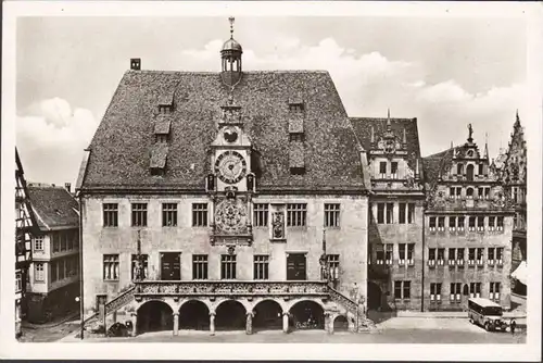 Heilbronn, Rathaus, gelaufen 1961