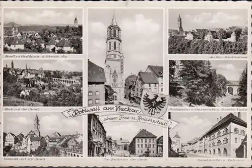 Rottweil, Stadtansichten, gelaufen 1954