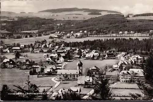 Hinterzarten, Stadtansicht, gelaufen 1967