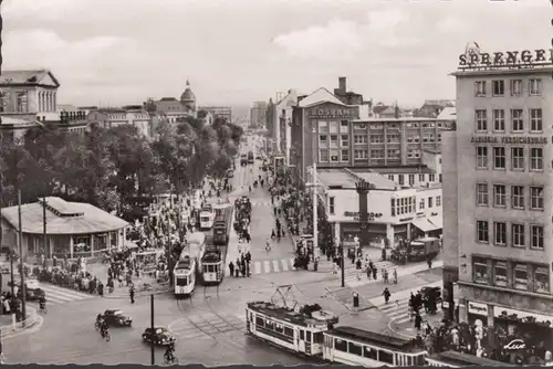 Hannover, Am Kröpcke, Georgstraße, Straßenbahn, ungelaufen