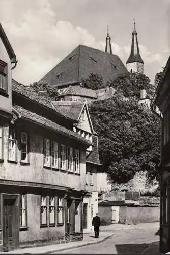 AK Nordhausen, Blick zum Dom, Straßenansicht, ungelaufen