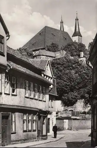 Nordhausen, vue sur la cathédrale, incurvée