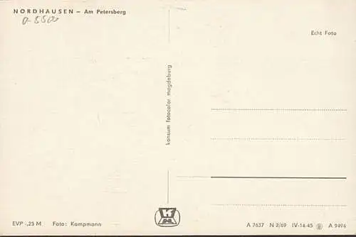 Nordhausen, Am Petersberg, incurvé