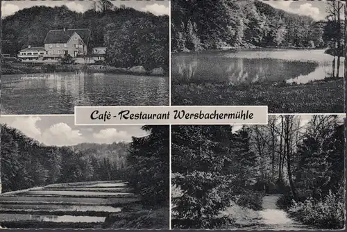 Witzhelden, Restaurant Wersbachermühle, gelaufen 1970