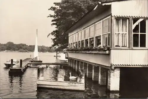 Caputh, Gaststätte und Cafe Fährhaus, gelaufen