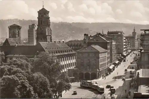 Stuttgart, Schlossplatz, Königstraße, inachevé