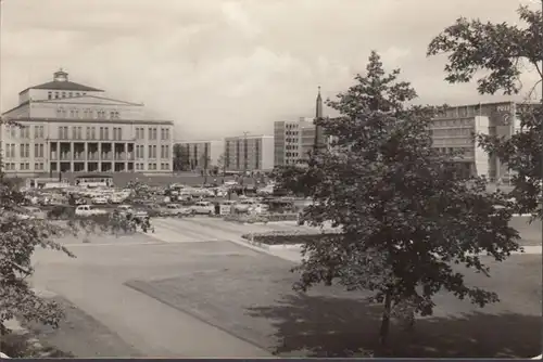 Leipzig, Karl Marx Platz, inachevé