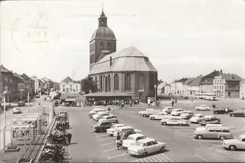 Ribnitz-Damgarten, Karl Marx Platz, gelaufen