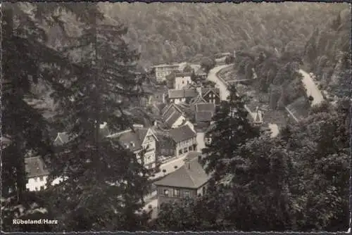 AK Rübeland, Stadtansicht, gelaufen 1961